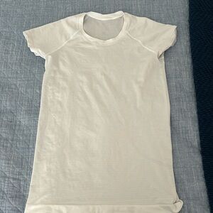 White Lululemon Swiftly Tech Shirt